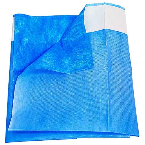 DRAPS DE SERVIETTES DE BLOC OPÉRATOIRE / DRAPS UTILITAIRES / DRAPS CHIRURGICAUX AVEC BORDS ADHÉSIFS